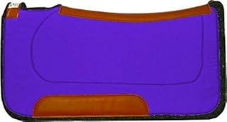 Diamond Wool Contoured Ranch Purple Western Saddle Pad Size 30x30 and 1/2