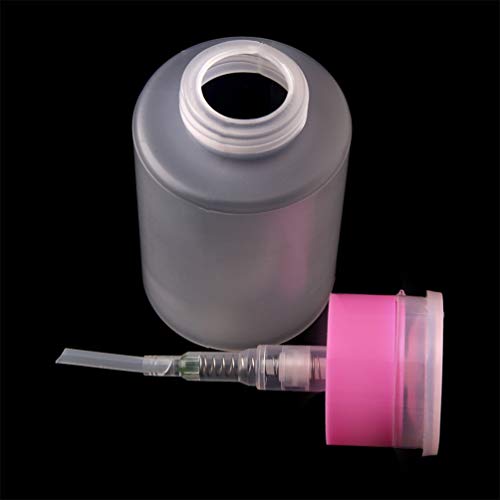 Push-Down-Spender 150Ml Nagellackentferner Pumpe Leere Flasche Spender Alkohol Flüssigkeit Push-Down-Pumpe Flasche Ãl Flüssigkeit (Pink) – Bild 2
