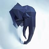 Zoom IMG-2 diy elephant head papercraft kit Zoom IMG-2 diy elephant head papercraft kit