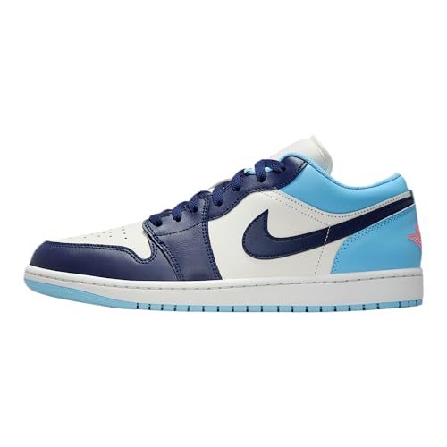 Air Jordan 1 Low Men's Shoes (Sail/Blue Chill/Hot Lava/Blue Void) Size 10