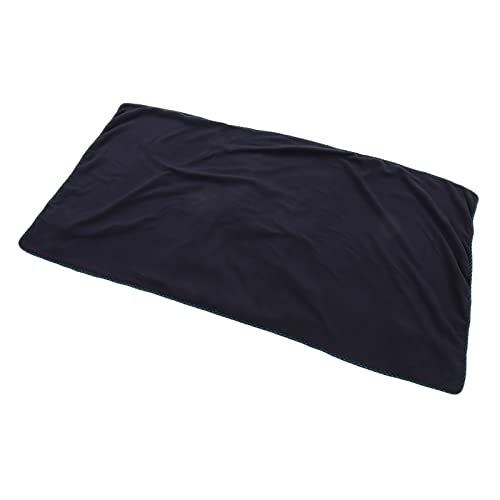 Couverture électrique USB bleu marine en polyester doux pour le bureau