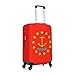 CUTEDWARF Rhode Island State Flag Baggage Box Fashion Protect Sheath Suitcase Skins Protective Cover