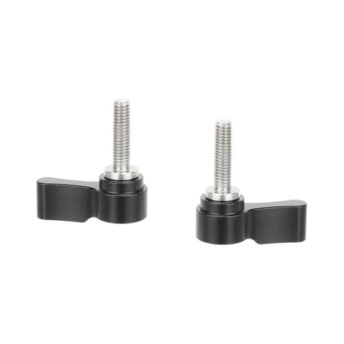 CAMVATE bouton rotatif M5 18mm vis levier noir