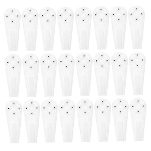 Image of DOITOOL 100pcs Invisible Picture Hanger Non-Trace Wall Hooks for Concrete Stucco Easy Installation Picture Hanging for Frames Artwork and More