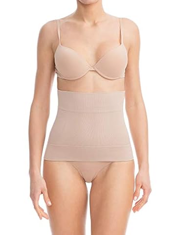 FarmaCell BodyShaper 605S (CYPR, M) Pas modelujący i wyszczuplający talię z 4 fiszbinami przeciw rolowaniu się, niewidoczny pod ubraniami