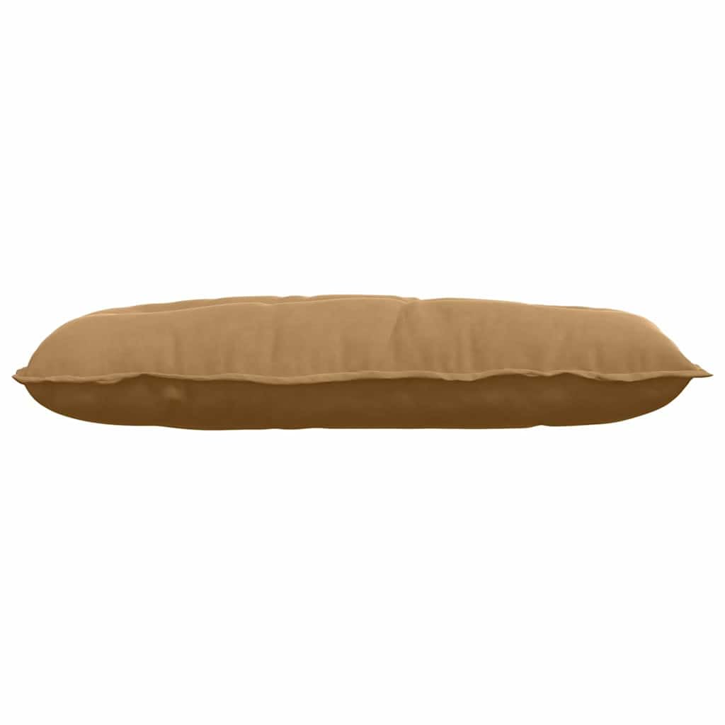 Cojín de respaldo marrón, 100 x 50 x 19 cm, tejido de pana con funda extraíble y cremallera oculta, para salón, dormitorio, oficina, diseño moderno, aspecto de terciopelo, relleno de poliéster
