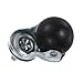 uxcell 1.5 Inch Ball Caster Wheels, 4pcs Threaded Stem Caster 360 Degree Rotatable Caster Wheels for Furniture, Silver Tone