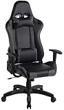CARACTERÍSTICAS: El acolchado de esta silla gaming es de gran calidad y tiene mucha durabilidad. Cuenta con una cubierta de cuero sintético (100% poliuretano) que es resistente y fácil de limpiar. La silla de escritorio es regulable en altura, el respaldo tiene hasta 180° de inclinación y la base cuenta con ruedas deslizantes.