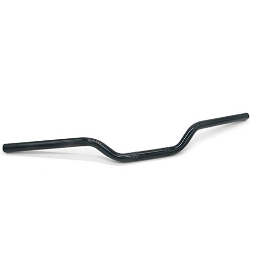 Janmobrian Guidon Moto, Guidon 9/8 22mm rétro Guidon Moto Moto Gare poignée de poignée pour Cafe Racer Tracker Scrambler Bobber MT09 NC750x Directoir(Black)