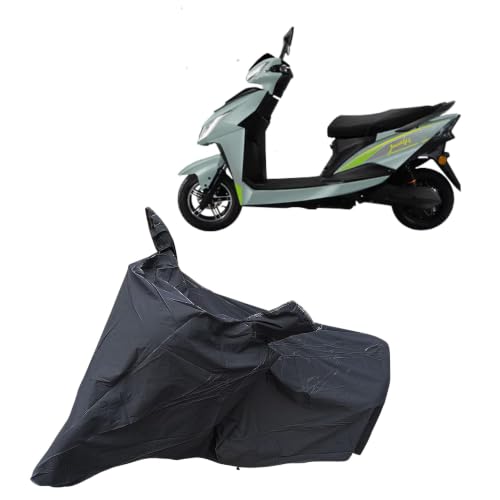 Image of AMO Electric Jaunty L Waterproof Bike Body Cover | Snow + Sun & Dust Protection Easy to Clean + Belt with Lock