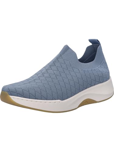 Josef Seibel Damen Low-Top Sneaker Elli.11,Weite G (Normal),Wechselfußbett,Freizeitschuhe,Turnschuhe,Laufschuhe,Slate Blue,38 EU