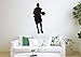 Wanghan Jugador De Baloncesto Deporte Vinilo Tatuajes De Pared Baloncesto Deportes Etiqueta De La Pared Niños Biys Room Decor Vinilo Baloncesto Hombre Calcomanía 42X96
