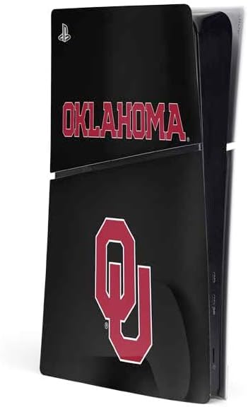 Skinit Decal Gaming Skin Compatible with PS5 Slim Digital Edition Console - Officially Licensed University of Oklahoma Only One Sooners Design