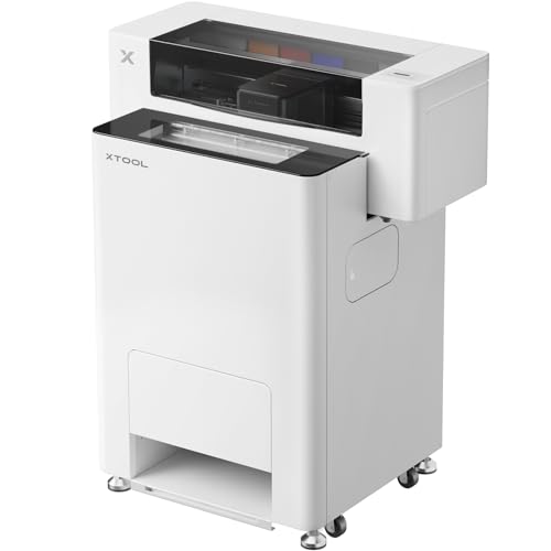 xTool Impresora DTF con Doble Cabezal Epson I1600 y Horno Automático OS1, Mantenimiento 24/7, Resolución 1800 dpi, Flujo de Trabajo Automático de un Solo Clic para Ropa y Textiles