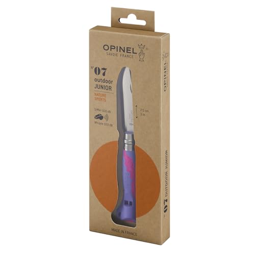 Opinel Kindermesser 254448 N° 07 Outdoor Junior Violett