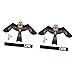 Baoblaze 2 X Tissu en Nylon Vol D'oiseau Effrayant Cerf-Volant épouvantail Pigeon Leurre Pelouse Décor
