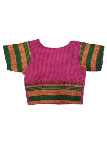 Image of BookMyCostume Maharashtrian Marathi Kasta Sari Lavani Dance Fancy Dress Costume for Girls 7-8 years