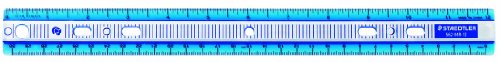 Staedtler Mars Ring Binder 12-Inch Ruler, Blue Tinted, 1-Each (56204RB-12)
