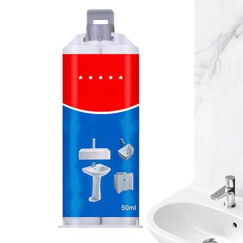 Generic Porcelain Sink Repair Kit | White Porcelain Filler Paste | Water Resistant | Bathtub & Tile Repair Kit