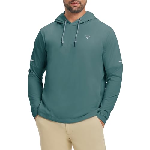 Image of M MAELREG Hoodies for Men Golf Fleece Hooded Sweatshirts Dry Fit Athletic Lightweight Casual Midlayer Mens Hoodies Pullover
