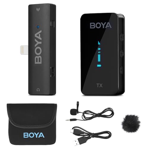 Amazon | BOYA XM6 S3 iPhone用 配信用マイク ワイヤレスマイク
