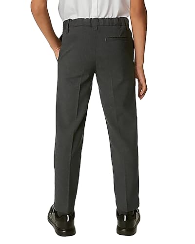 Boys Dress Pants Elastic Waist School Uniform Pants for Boys Size 2-202