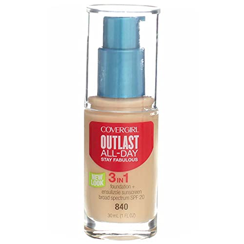 Cover Girl 00724 840natbge Natural Beige 3 In 1 Foundation