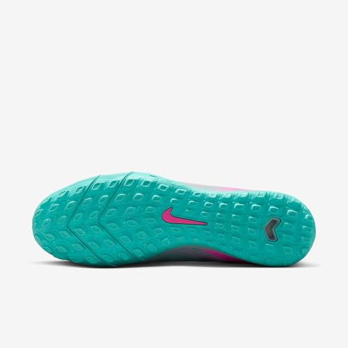 Nike Mercurial Vapor 16 Pro TF Low-Top Soccer Shoes (FQ8687-301, Ocean Cube/Pink Blast)2