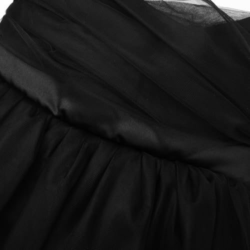 Uhnice Flower Girl Spaghetti Strap Dress A-Line Ball Gown Tulle Dresses for Wedding Birthday Party4