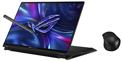 Image of ASUS ROG Flow X16 (2022), 16 inch (40.64 cm) QHD+ 16:10 165Hz /3ms Touch, AMD Ryzen 7 6800HS, 4GB RTX 3050 Ti, 2-in-1 Gaming Laptop, GV601RE-M6012WS MW203 Wireless Silent Mouse (Black)