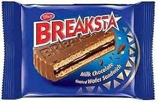 Breaksta crunchy wafer sandwich with milk chocolate - 14.5gm set of 24