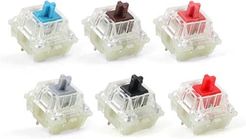 Interrupteur mécanique Cherry Clear RGB .0311 à axe 3 Broches pour clavier - 2