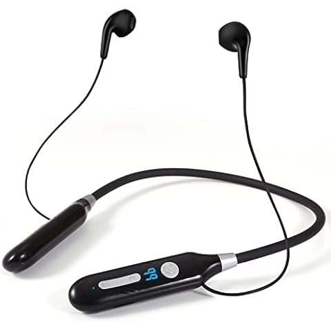 Wireless Earbuds Bluetooth 5.0,In-Ear Headphones with Mic,Wireless Earphones, 52 Hours Playing Time,HIFI Stereo, LED Display,for Samsung iPhone Android Cover