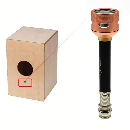 Cajon Drum African Drum Box Drum Pickup With Microphone Speaker Amplifier Rose Gold Metal for Percussion Drum Musical Instrument