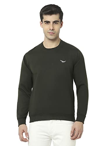 Image of HiFlyers Men's Cotton Blend Casual Crew Neck Sweatshirt