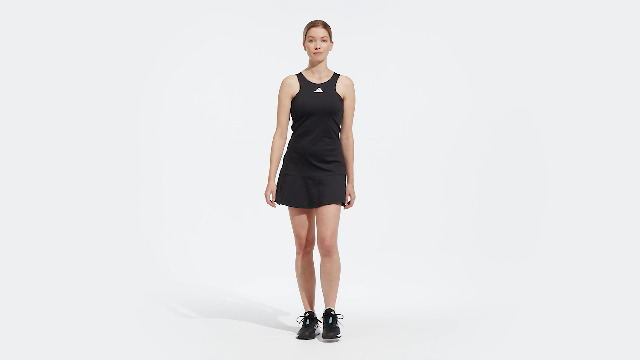 Amazon.com: Adidas Womens Tennis Y-Dress Black Large : Clothing, Shoes &  Jewelry