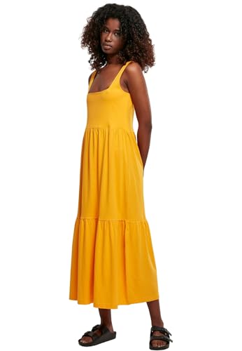 Urban Classics Damen Ladies 7/8 Length Valance Summer Dress Kleid, Magicmango, L EU