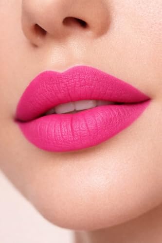 Image of Grace Heaven Matte Lipstick, Long Lasting, Smudge-Proof, Lightweight Formula, Bullet Lipstick (Bright Pink)