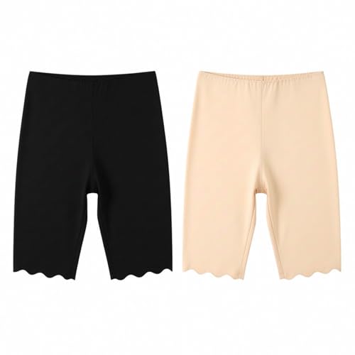 Leggings da donna 2026, senza cuciture, con bordo in pizzo, biancheria intima per yoga, allenamento e uso quotidiano, Nero , 4XL