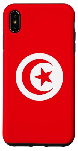 Carcasa para iPhone XS Max Tunisia Flag Colors Tunisian Gift for Tunisians