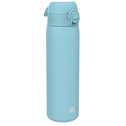 ION8 Lightweight Steel Water Bottle, 600 ml/20 oz, Non-Insulated, Leak Proof, Easy to Open, Secure Lock, Dishwasher Safe