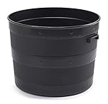 1x 60L/50cm Blacksmith Plastic Planter Plant Pot Tub Garden Patio Out Or Indoor Barrel Flower Pot