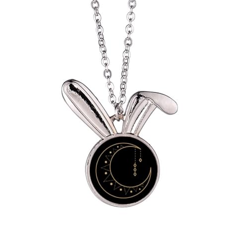 Collier lapin lune et étoile en argent pour sublimer votre style quotidien