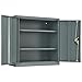 Global Industrial Assembled Wall Storage Cabinet, 30x12x30, Gray