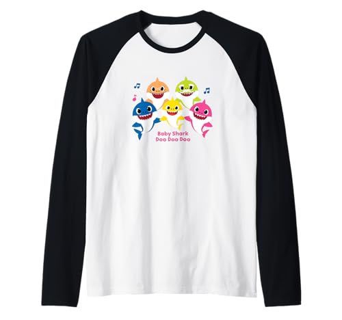 Baby Shark Family Swim Doo Doo Doo Camiseta Manga Raglan