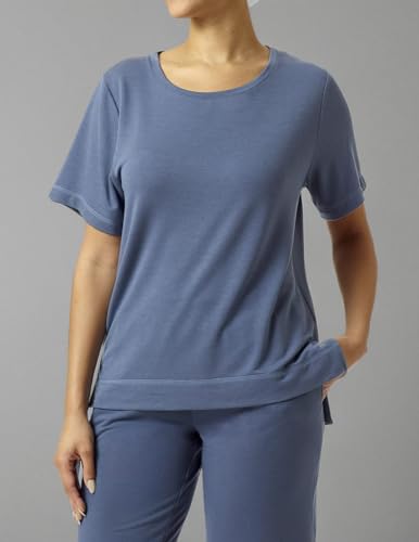 Image of HUE Women's Solid French Terry Long Sleeve Lounge Tee