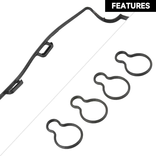Image of Engine Valve Cover Gasket - Compatible for Chevrolet Cobalt 2005-2007 for Saab 9-3 2003-2011 for Saab 9-3X 2010-2011 for Saturn Ion 2004-2007 - Replace Part 90537687, 5607942