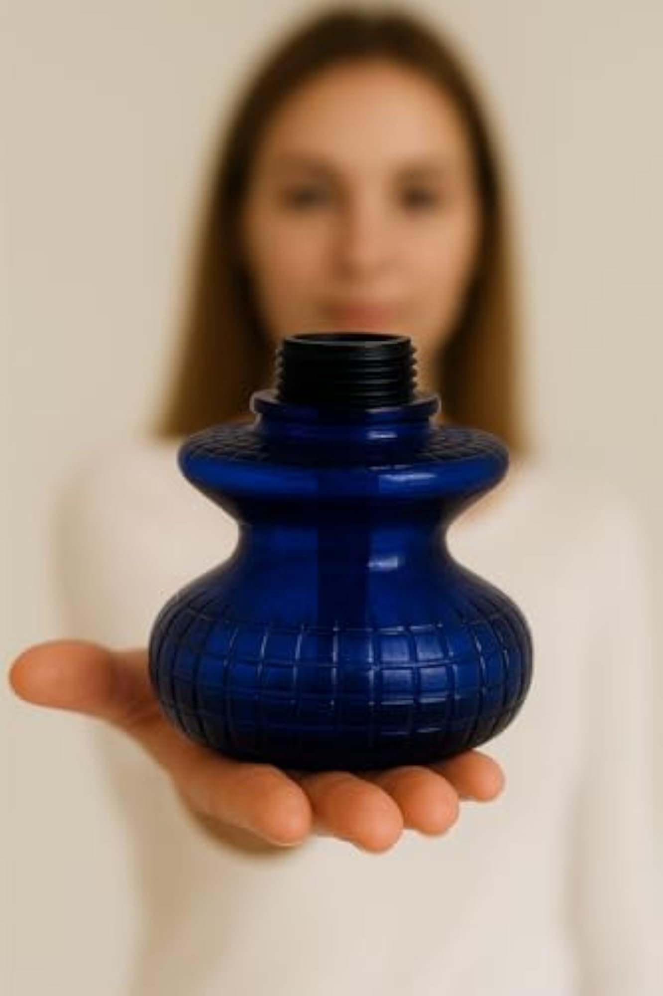 Mikra Hookah Base, 5 Inch Designer Glass Base