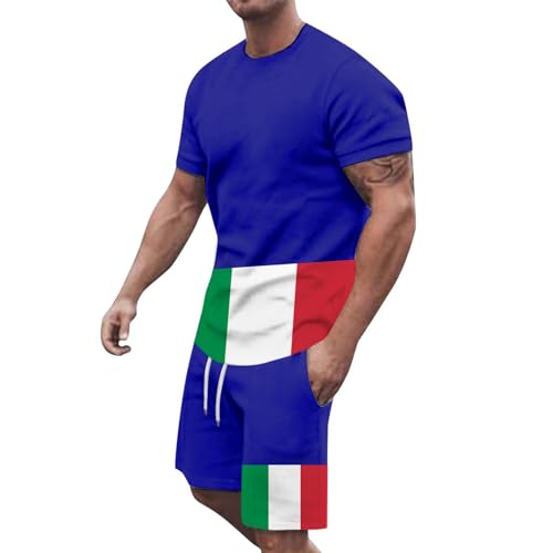 Jogging ensemble de sport bleu pour homme idéal pour la détente et le fitness - 4