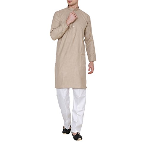 royal kurta Men's Cotton Linen Kurta Pyjama-picture-19